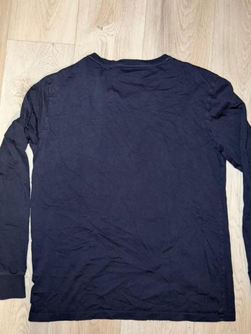 Polo Ralph Lauren Long Sleeve V-Neck Tee – Navy – Custom Slim Fit – Size M - Picture 3 of 3